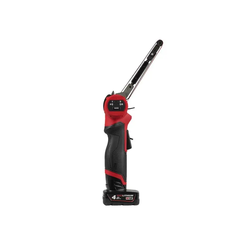 Шлифмашина ленточная аккумуляторная бесщеточная MILWAUKEE, M12 FBFL13-402B, 13мм (ЗУ, 2х4Ач, сумка) - фото 8