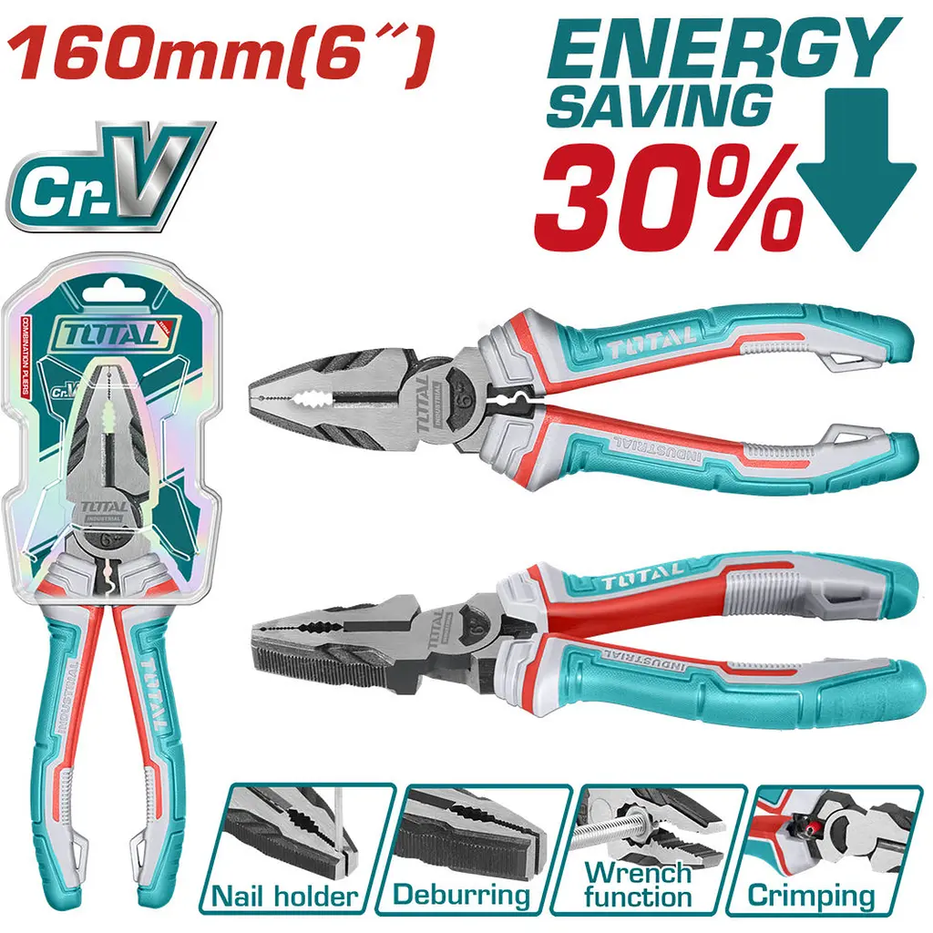 Плоскогубцы Total THT210606S усилены  - фото 2