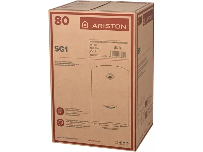Водонагрівач (бойлер) Ariston SG1 80 V (3201501) - фото 6