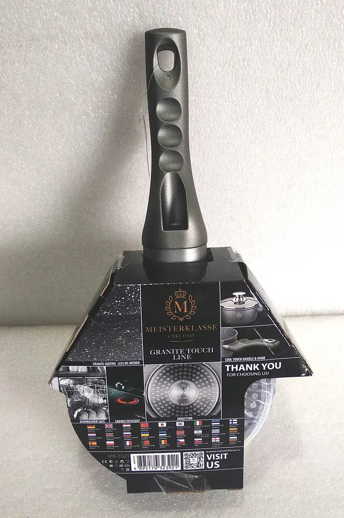 Ковш Meisterklasse MK-1021 grey marble 16 см 1.1л - фото 9