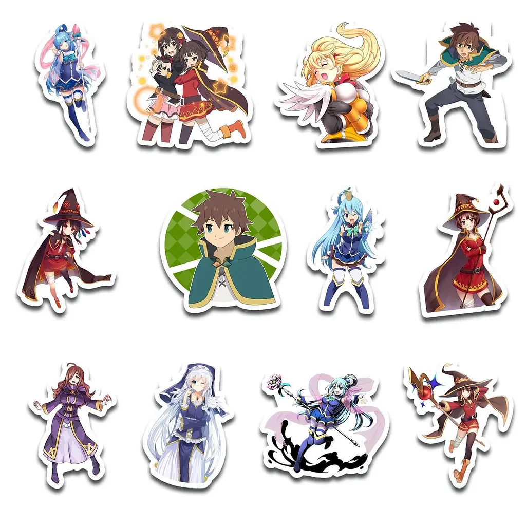 Стікерпак GeekLand KonoSuba 45 штук (SP KS 01) - фото 5