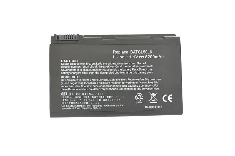 Акумулятор для ноутбука Acer BATBL50L6 Aspire 3100 11.1V Black 5200 mAh - фото 5
