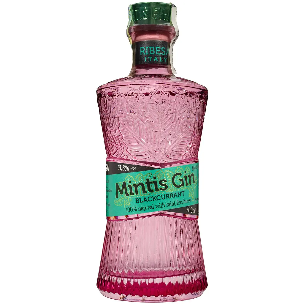 Джин Mintis Blackcurrant Ribesa 41.8% 0.7 л з келихом - фото 3