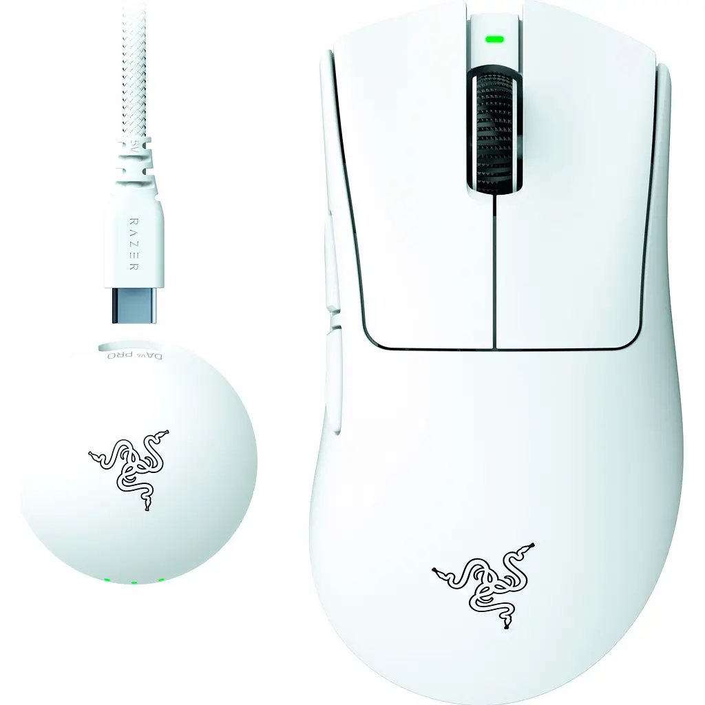 Миша Razer DeathAdder V4 Pro Wireless White (RZ01-05330200-R3G1) [145066] - фото 2