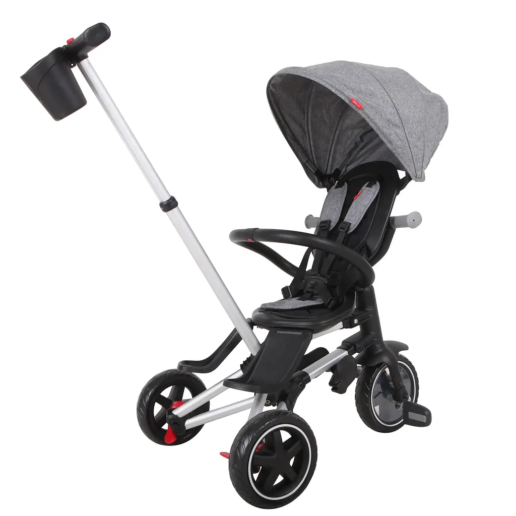 Дитячий складний триколісний велосипед Qplay Nova Eva червоний (S700-2Red) - фото 3