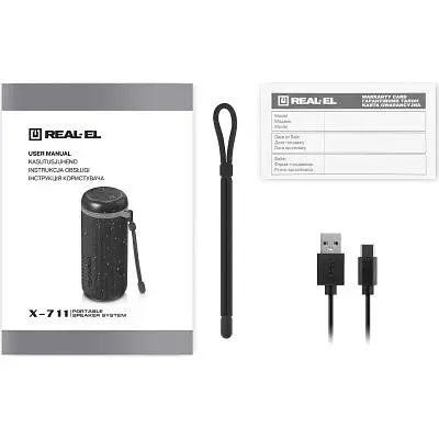 Акустична система REAL-EL X-711 Black (EL121600026) - фото 10