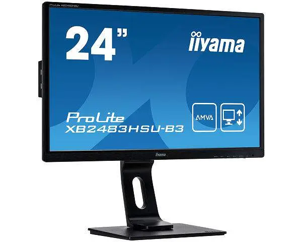 Монітор 24" Iiyama ProLite XB2483HSU-B3 (XB2483HSU-B3 D) 1920x1080 (FullHD) VA 75 Hz Б/в - фото 2