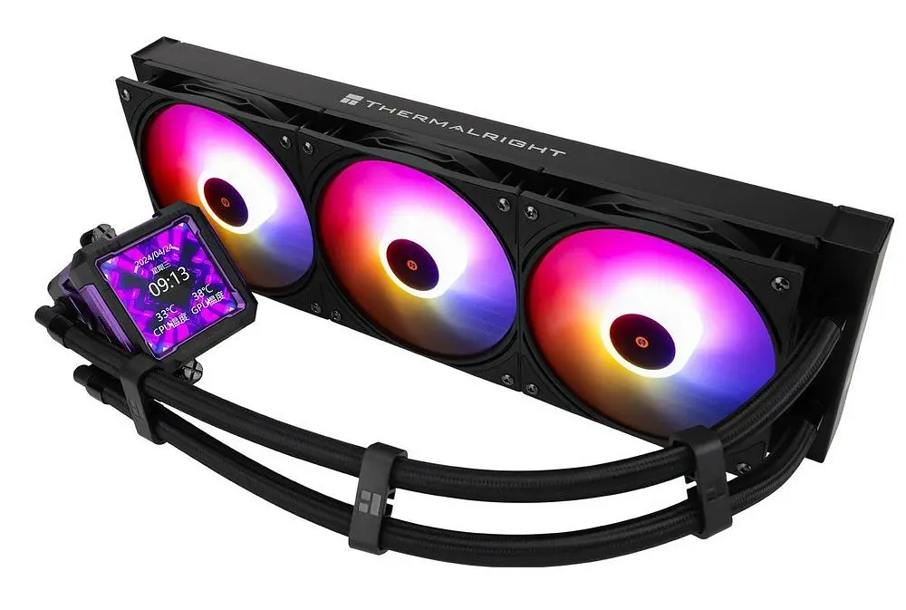 Водяне охолодження Thermalright Frozen Warframe Pro 360 ARGB Black (FWPRO360BLACK) - фото 2