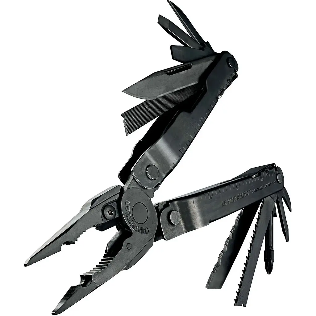 Мультинструмент Leatherman Super Tool 300 чехол Molle картонная коробка Black - фото 2