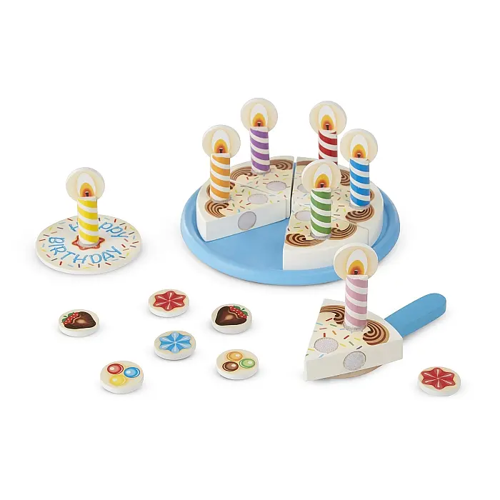 Деревянный игровой набор Melissa&Doug День рождения-торт (MD10511) - фото 2
