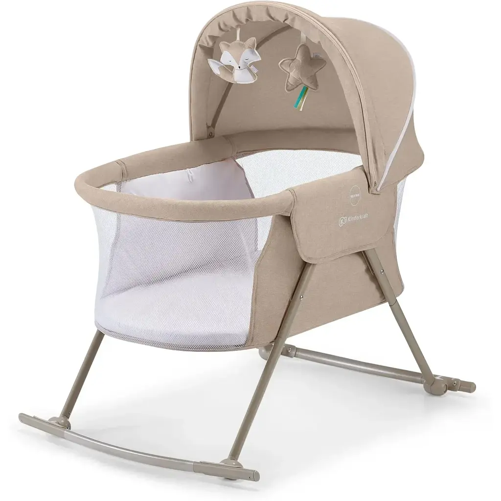 Люлька-качалка 3 в 1 Kinderkraft Lovi Beige (KKLLOVIBEG0000) - фото 2