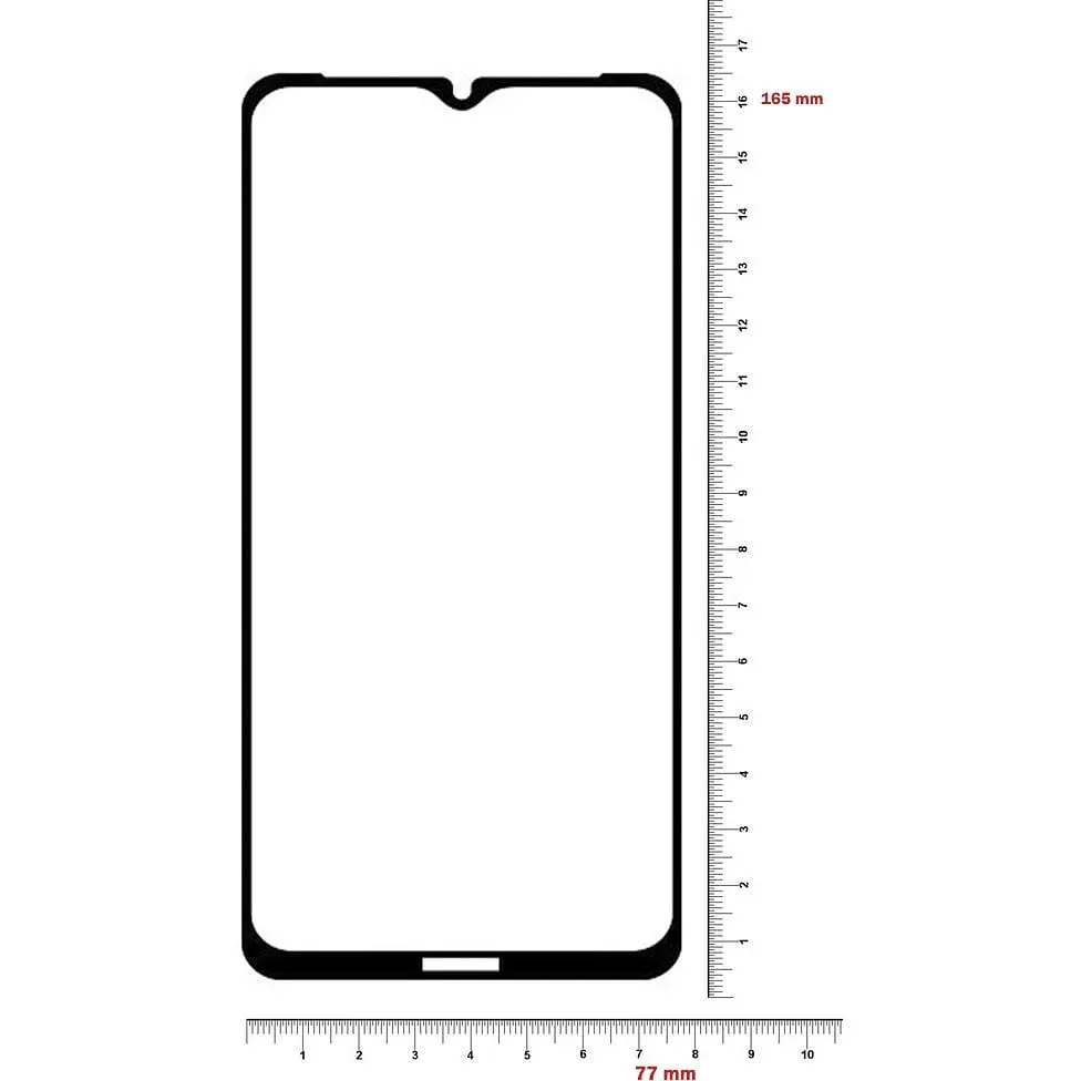 Защитное стекло BeCover для Nokia 1.4 Black (706902) - фото 3