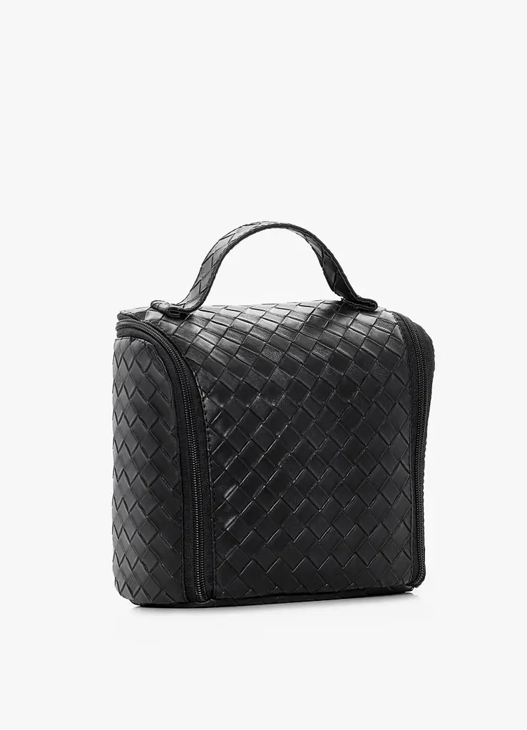 Жіноча косметичка Sambag Candy Box структурна чорна 20 х 19 х 14 см (30411067) - фото 3