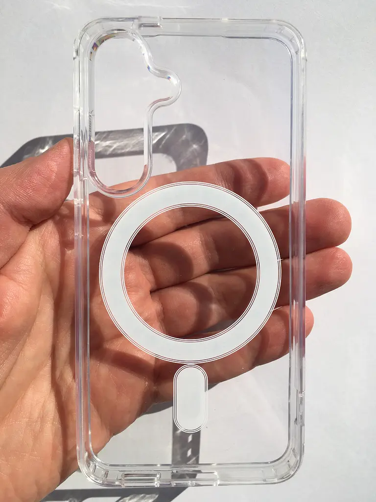 Прозорий протиударний чохол для Samsung Galaxy S24/S25 (S921/S931) Ultra Hybrid with MagSafe Clear Case - фото 4