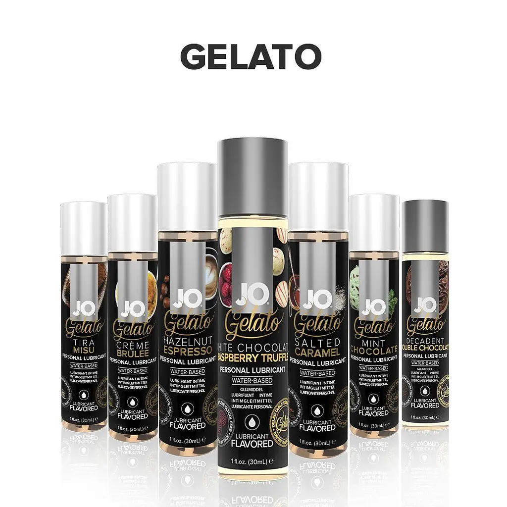 Лубрикант на водній основі System Jo Gelato, 120 мл, Білий шоколад з малиною - фото 5