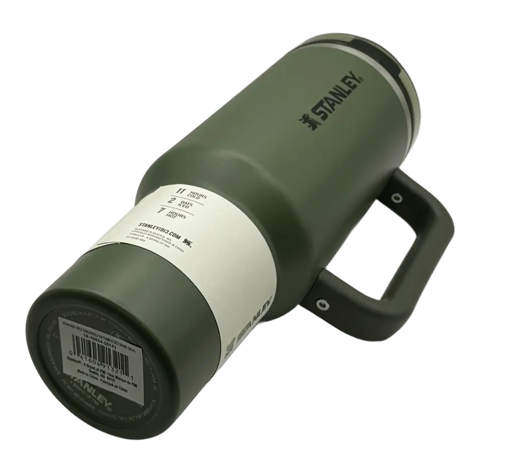 Термос термочашка Stanley Quencher ProTour Flip Straw Tumbler з нержавіючої сталі Олива 1,18 л KT7001974 - фото 4
