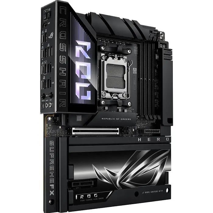 Материнська плата ASUS ROG CROSSHAIR X870E HERO BTF (ROG CROSSHAIR X870E HERO BTF) (Socket AM5, AMD X870E, ATX) - фото 2
