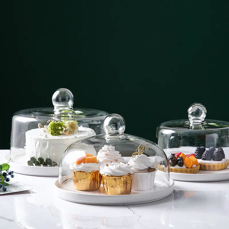 Тортівниця з кришкою Crystal 1 7942 24х10.5 см - фото 2