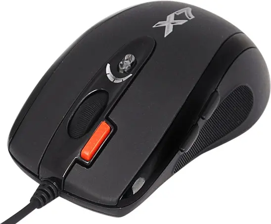 Миша A4Tech X-710BK USB black - фото 2