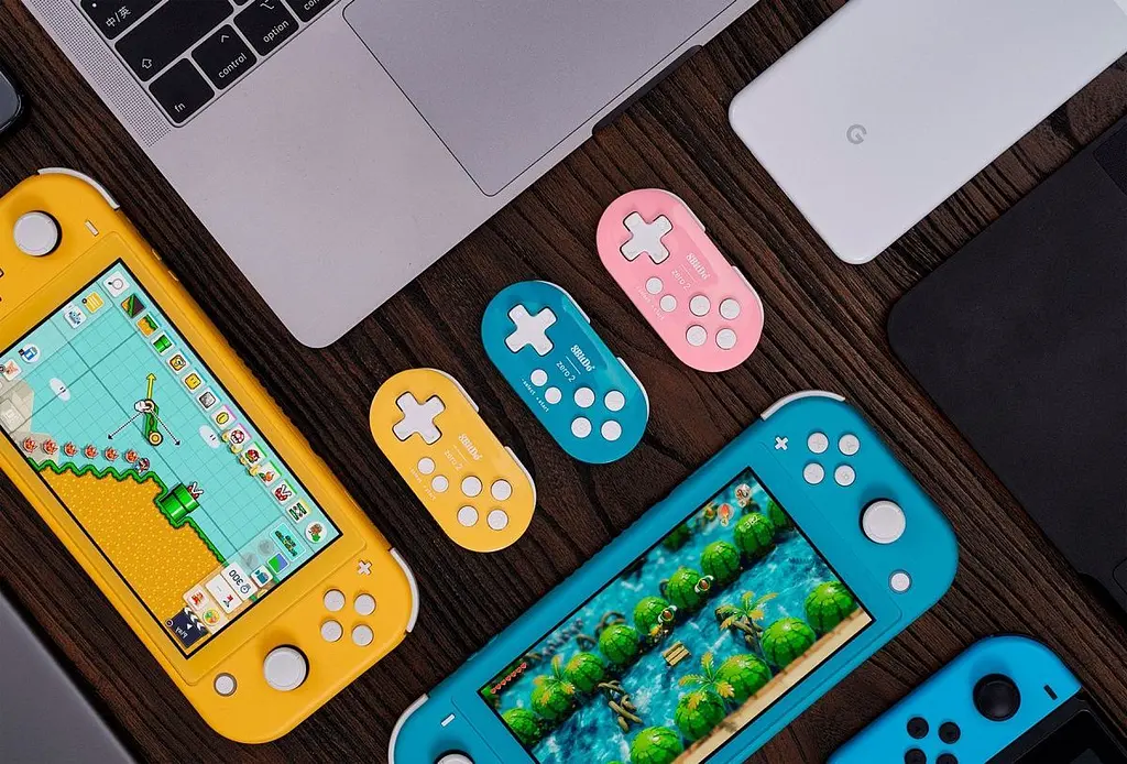 Геймпад 8BitDo Zero 2 Bluetooth Gamepad Yellow 80EH [86048] - фото 5