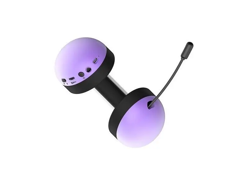 Навушники з мікрофоном Hator Hellyberry HH30 PRO Wireless White/Violet (8721325992505) - фото 5