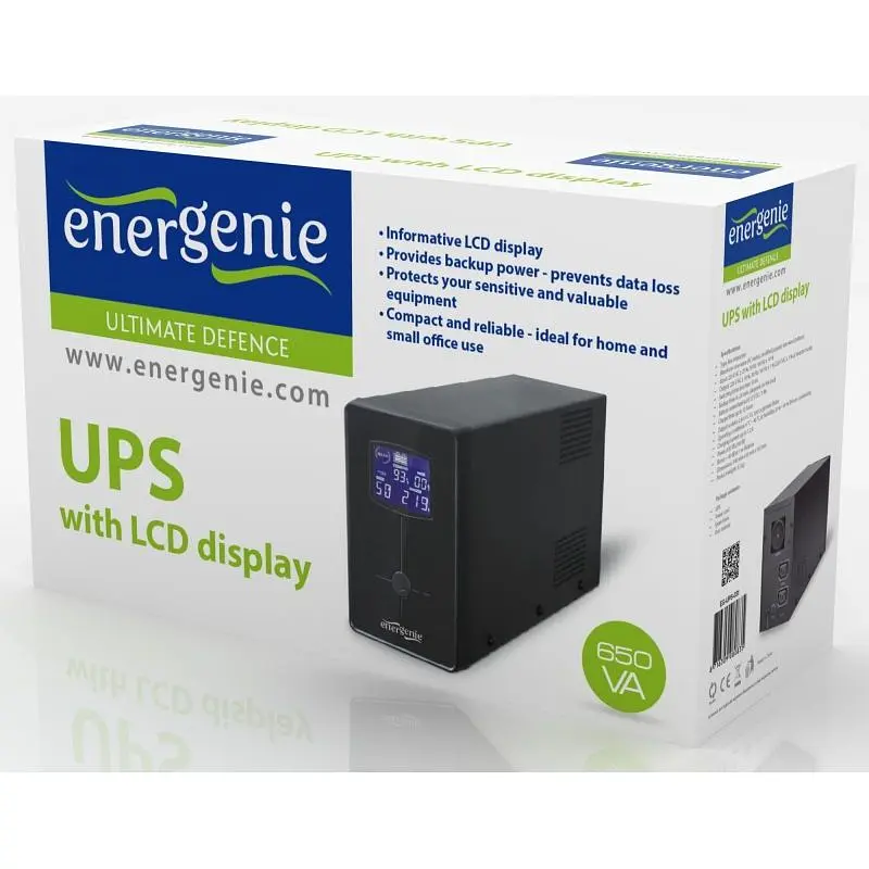 ДБЖ EnerGenie EG-UPS-031 650 ВтA - фото 3