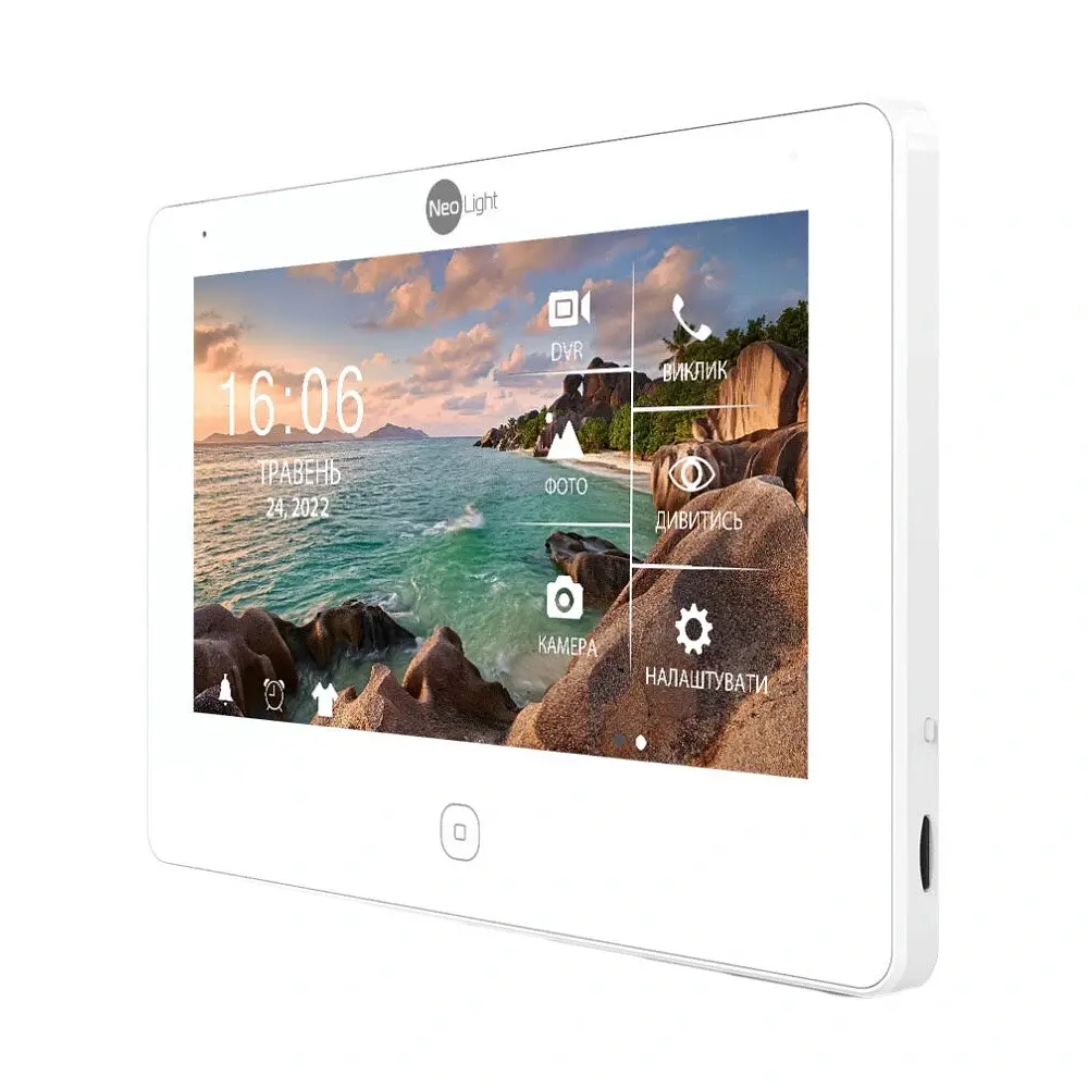 Відеодомофон Neolight Alpha HD WF White - фото 2