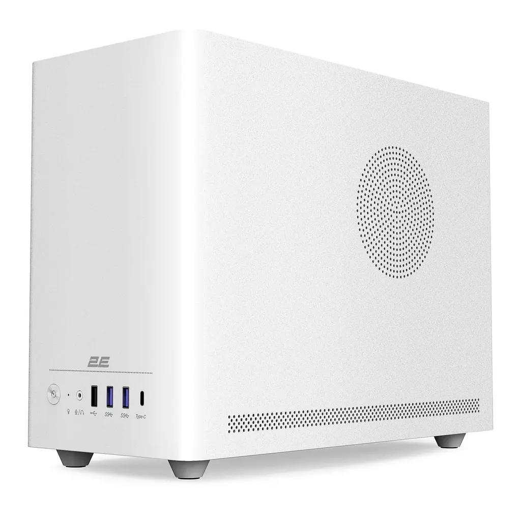 Корпус 2E Credo Metal V300W без БР 2xUSB3.0 1х USB 2.0 1xUSB Type-C 1x90мм VGA 310мм mATX білий - фото 2
