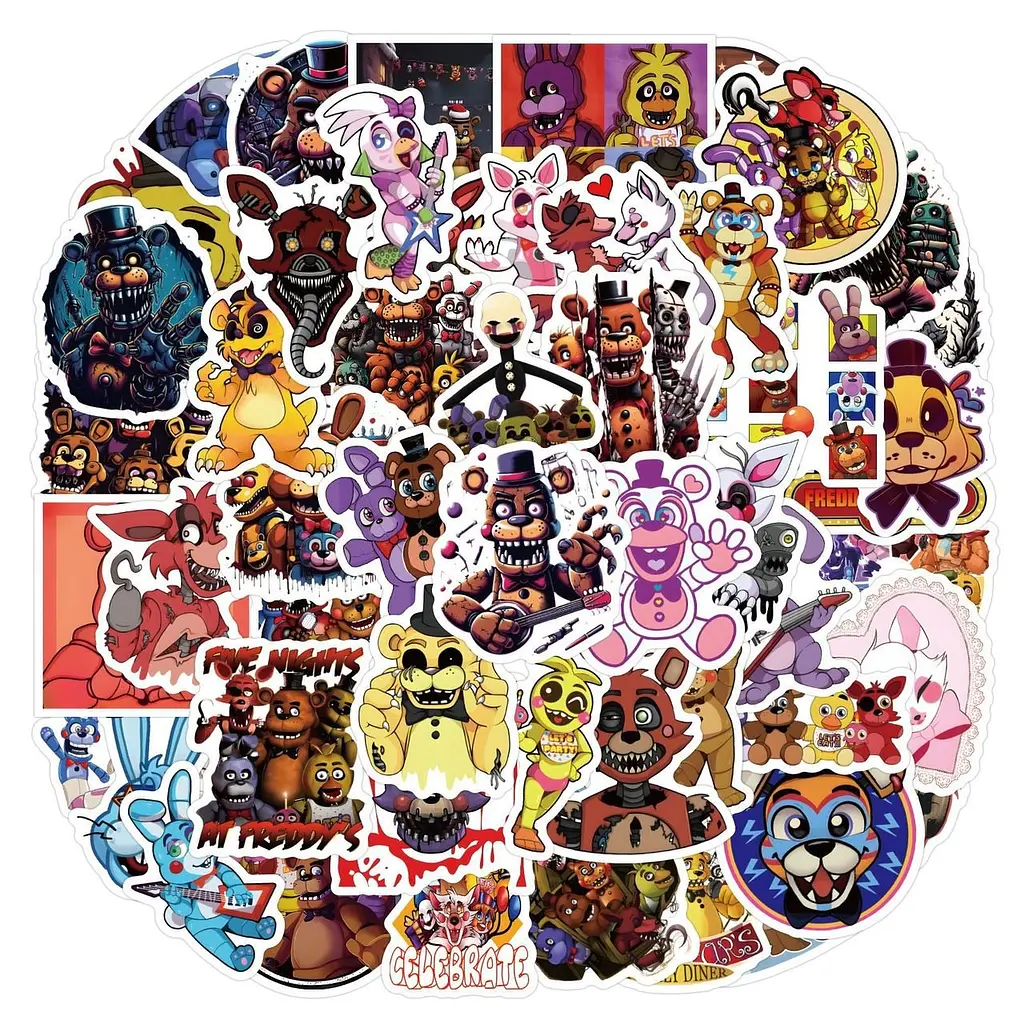 Стикерпак GeekLand Five Nights at Freddy's 60 штук - фото 3
