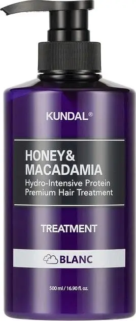 Кондиціонер для волосся "Бланк - ніжний аромат чистоти" 500 мл Kundal Honey & Macadamia Protein Hair Treatment Blanc - фото 2