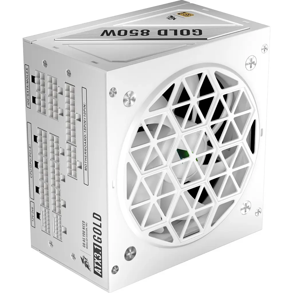 Блок питания 1stPlayer HA-850BA4 White (NGDP-GLD-850-WH) [140512] - фото 5