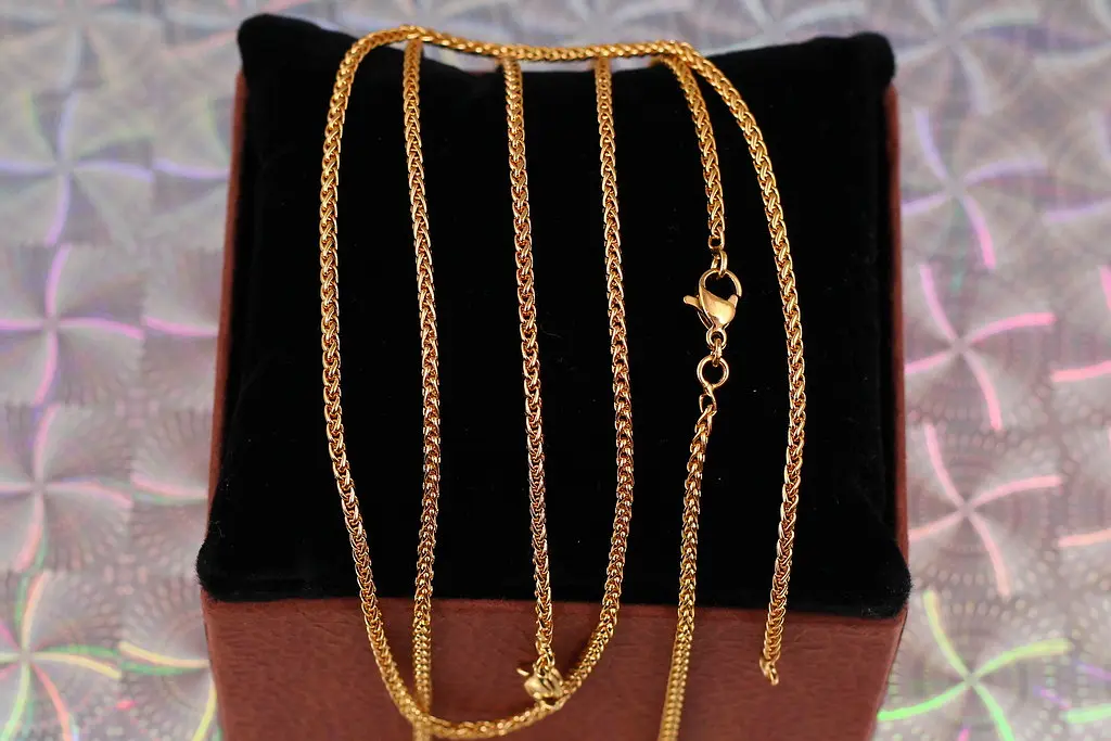 Ланцюг Xuping Jewelry колос 60 см 2 мм золотистий