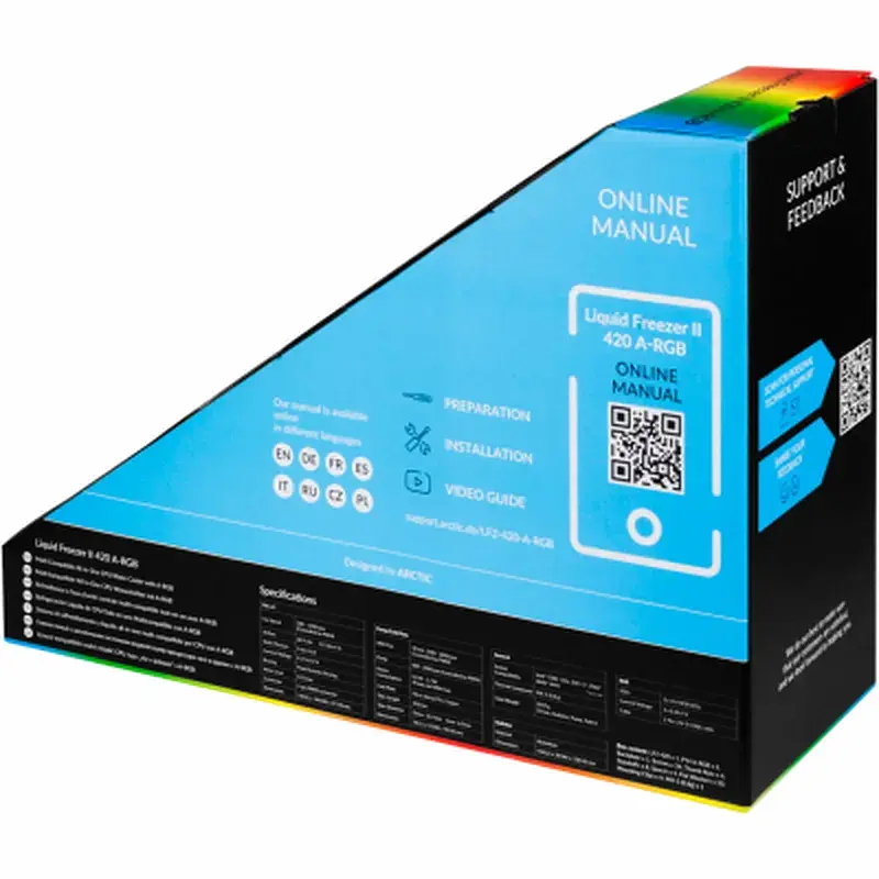 Система рідинного охолодження Arctic Liquid Freezer II 420 A-RGB (ACFRE00109A) - фото 8