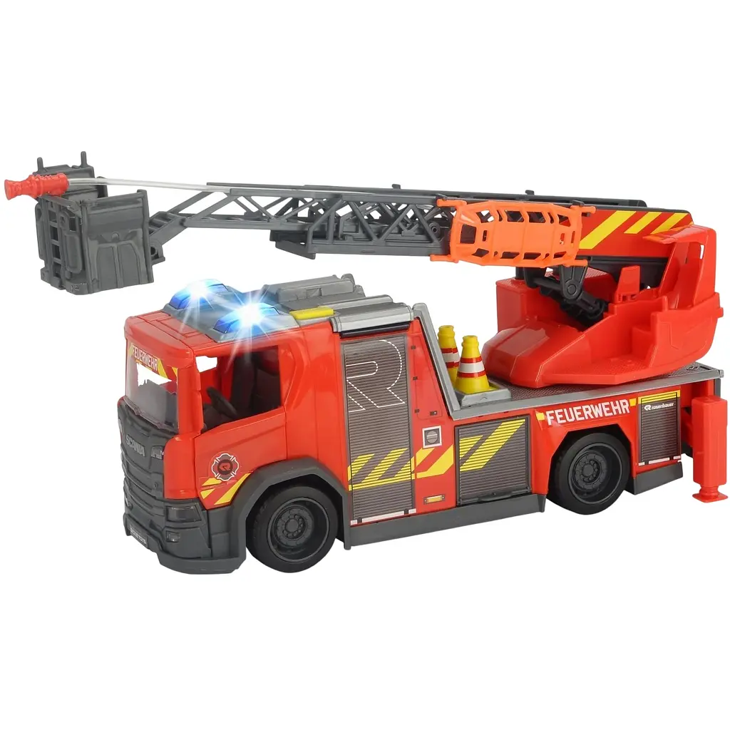 Пожежна машина Dickie Toys Сканія з телескопічною драбиною (3716017)
