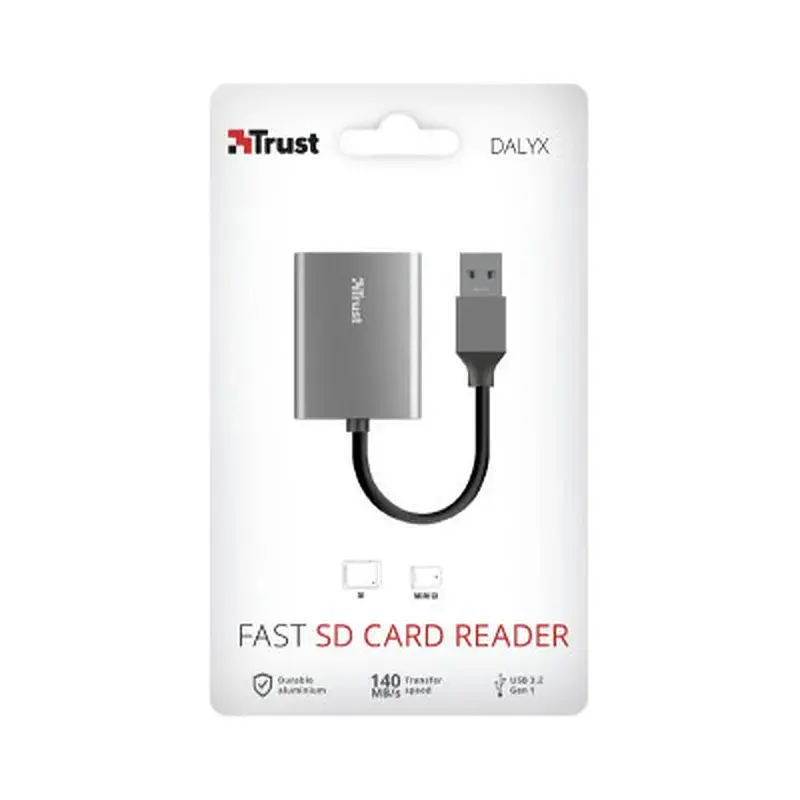 Зчитувач флеш-карт Trust Dalyx Fast USB 3.2 Card reader (24135) - фото 6