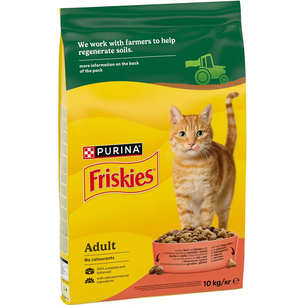 Сухий корм для котів Friskies з яловичиною, куркою та овочами 10 кг - фото 3