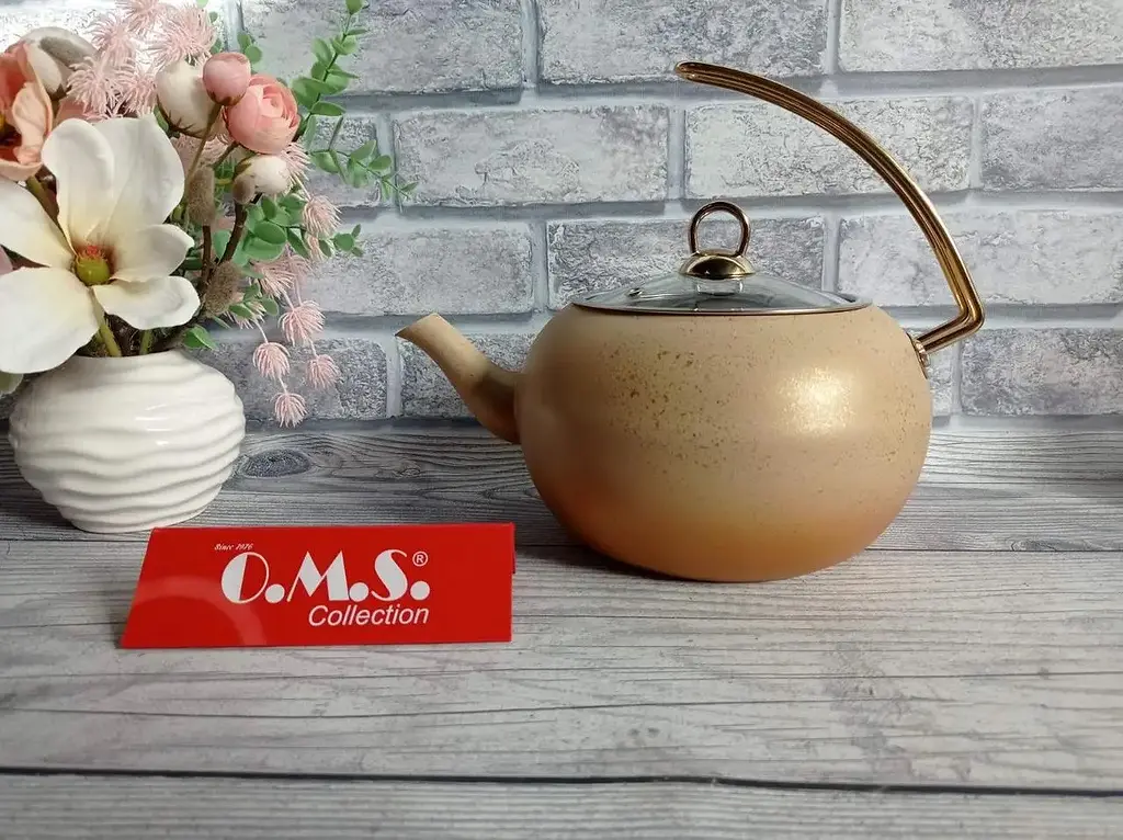 Чайник O.M.S. Collection 8211-XL Cream 3 л - фото 3
