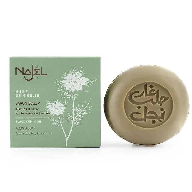 Алеппське мило Najel Aleppo Soap Black Cumin Oil з олією чорного кмину 100 г - фото 2