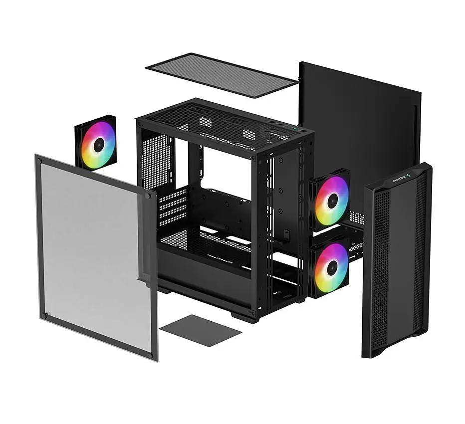 Корпус Deepcool CC360 ARGB без БЖ (R-CC360-BKAPM3-G-1) Без БП - фото 10
