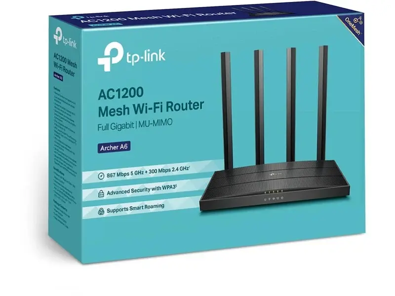 Маршрутизатор (роутер) TP-LINK Archer A6 - фото 4