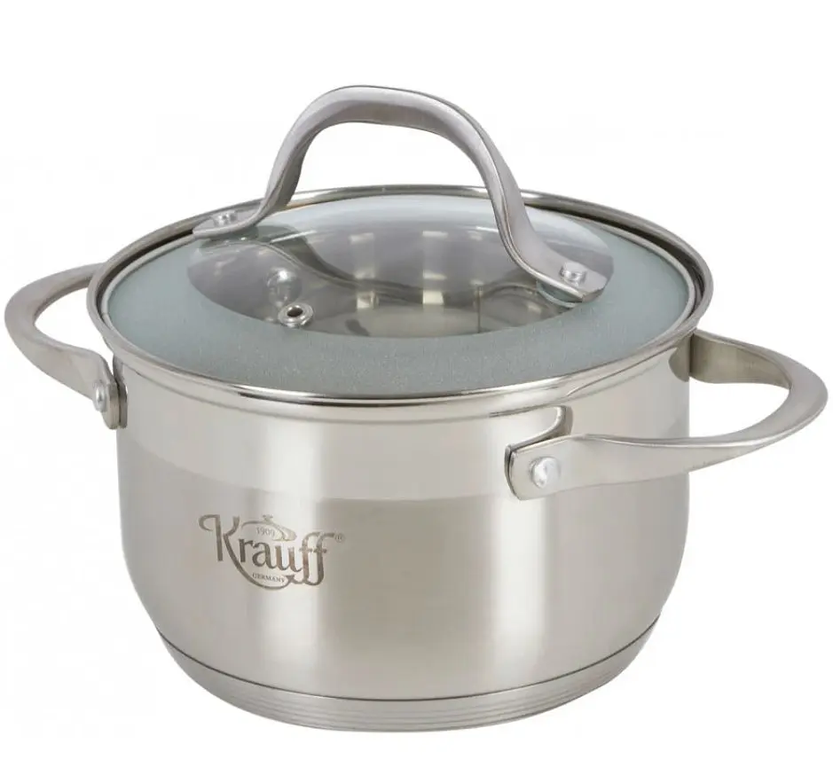 Каструля Krauff Lokka зі скляною кришкою 16 см 2.1 л (26-242-032) - фото 2