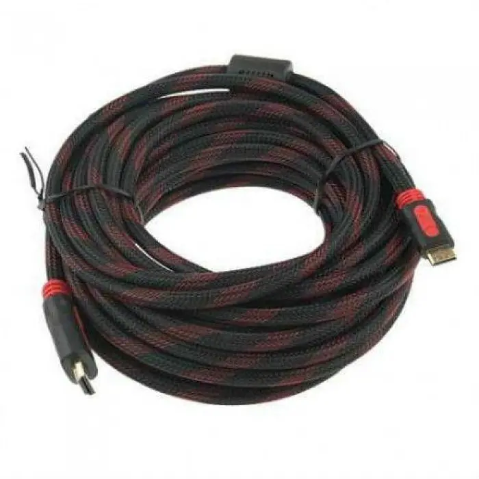 Кабель HDMI HDMI затверджений в обмотку 5м шнур чорний - фото 2