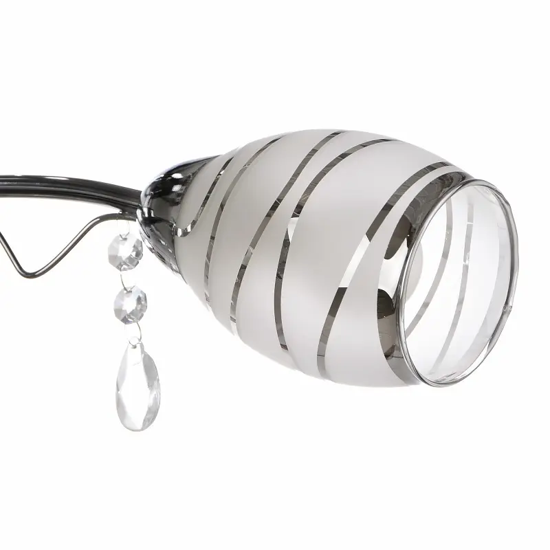 Люстра потолочная Brille классическая E14 40W CH (LK-242C/3) - фото 5