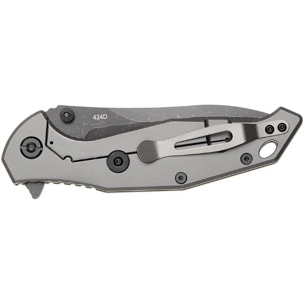 Ніж Skif Adventure II Чорний Stonewash оливковий 424SEBG - фото 2
