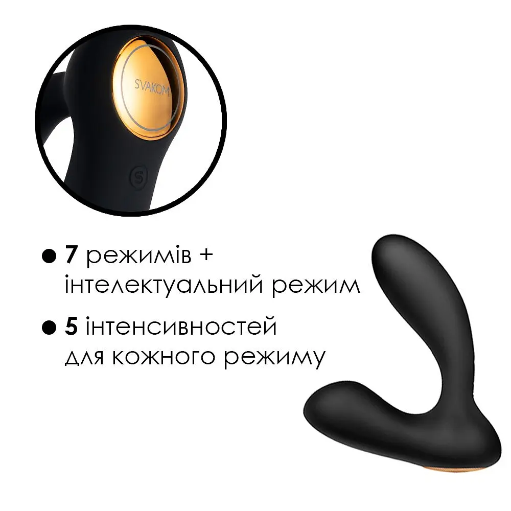 Массажер простаты и вибратор точки G Svakom Vick Neo - фото 4