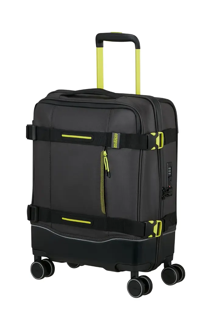 Валіза 55 См American Tourister URBAN TRACK BLACK/LIME 55x40x23 MD1*19209 - фото 4