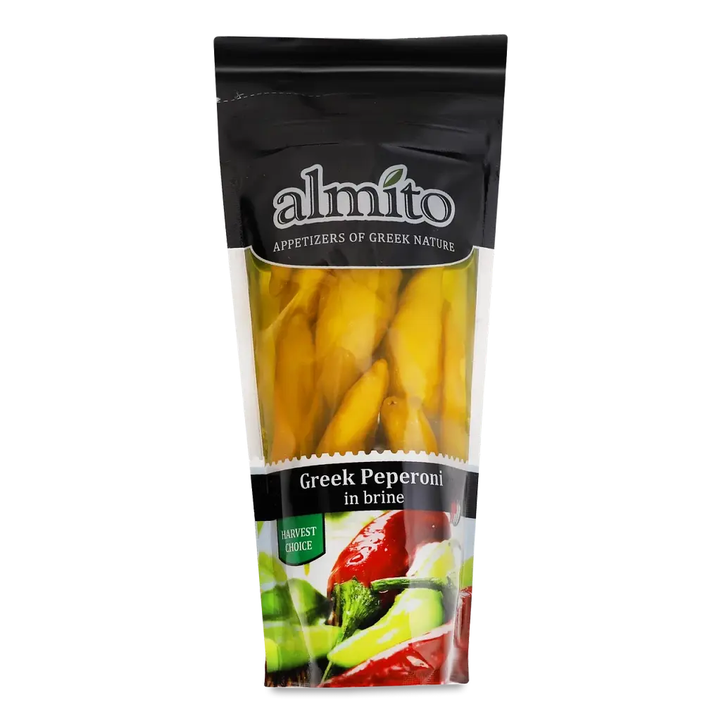 Перець Almito Greek Peperoni in brine слабо-гострий в розсолі 250 г