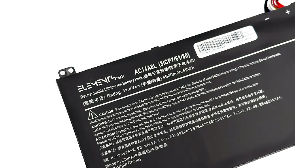 Акумулятор для Acer V15 Nitro VN7-571 VN7-571G VN7-591 VN7-591G VN7-791G VN7-791 11.4V 4600 mAh 51Wh (AC14A8L-3S1P-4600) - фото 2