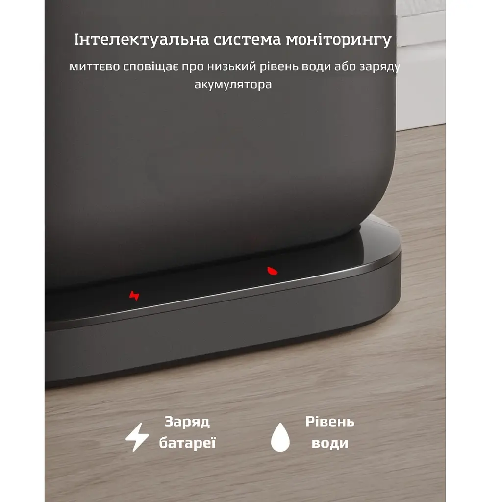 Фонтан для кота Petrust TK-WF011 2,5 л, з акумулятором 5200mAh і датчиком руху, Чорний - фото 6