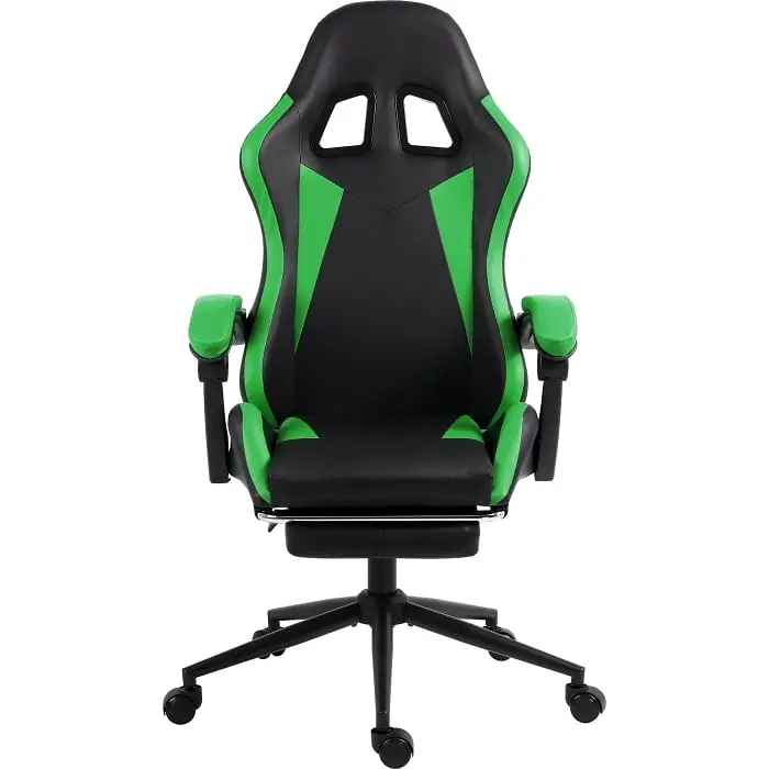Геймерське крісло GT Racer чорне із зеленим (X-2323 Black/Green) - фото 2